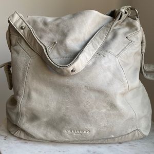 Liebskind Berlin Medea Leather Hobo Hyena Grey